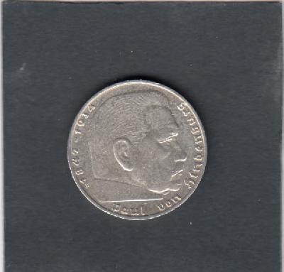 Beschrijving: 2 Mark  HINDENBURG